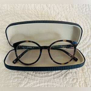 Warby Parker Blue and Brown Tortoise Glasses